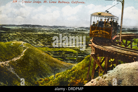 Mount Lowe scenic railway Stock Photo