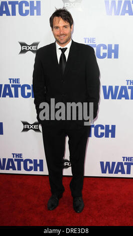 Will Forte Los Angeles premiere of 'The Watch' held at The Grauman's Chinese Theatre Hollywood, California - 23.07.12 Stock Photo