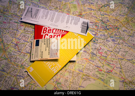 Berlin, Berlin Welcome Card, WelcomeCard, Map, Ticket, Voucher ...