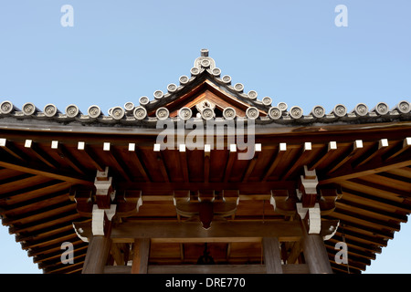 Traditional japanese temple roof Stock Photo