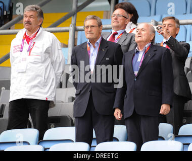 FIFA President Sepp Blatter at the City of Coventry Stadium. Coventry ...