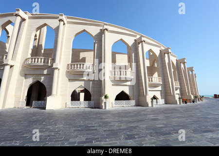 Amphitheater in Katara Cultural Village. Doha, Qatar, Middle East Stock Photo