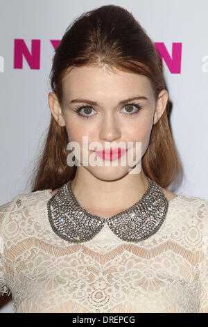Holland Roden The Nylon Magazine August Issue 2012 Party - Arrivals Los Angeles, California - 31.07.12 Stock Photo