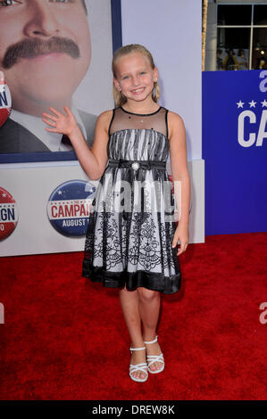Madison Wolfe Los Angeles Premiere of 'The Campaign' held at The