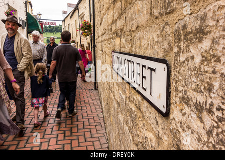 Union Street in the Cotswold market town of Stroud, Gloucestershire, UK Stock Photo