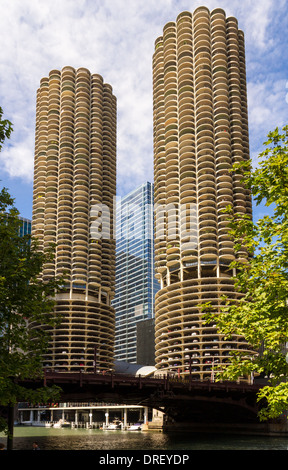 Chicago Marina City Stock Photo