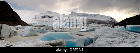 Hoffellsjokull glacier Glacier, Iceland, Polar Region Stock Photo