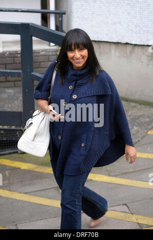 London, UK. 24th January 2014. Presenters and guests Loose  Women ITV studios London 24/01/2014 Credit:  JOHNNY ARMSTEAD/Alamy Live News