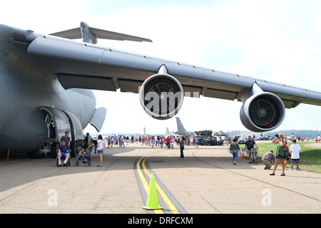 Wings over Pittsburgh air show Stock Photo