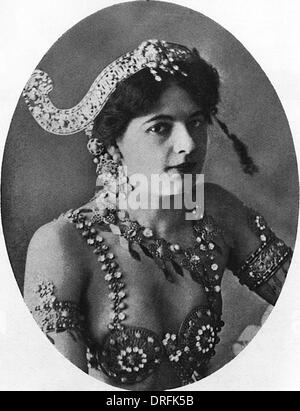 Mata Hari, dancer, courtesan and possible spy Stock Photo