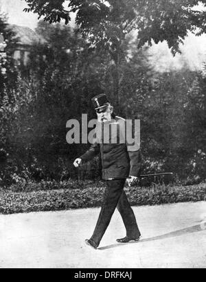 Emperor Franz Josef of Austria at Bad Ischl Stock Photo