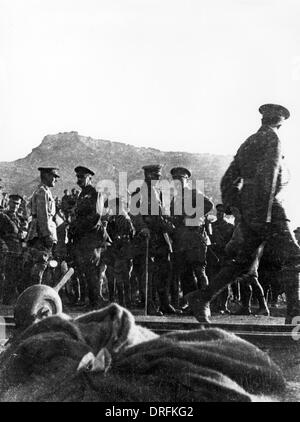 British General; Lord Kitchener at Gallipoli in 1915 during the first ...