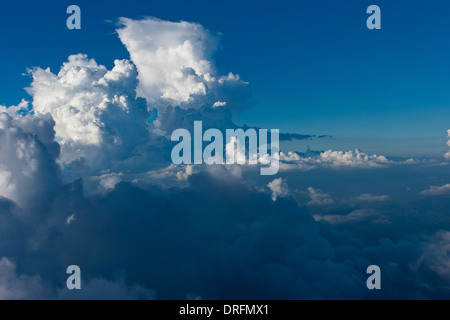 Flying with the Clouds Stock Photo