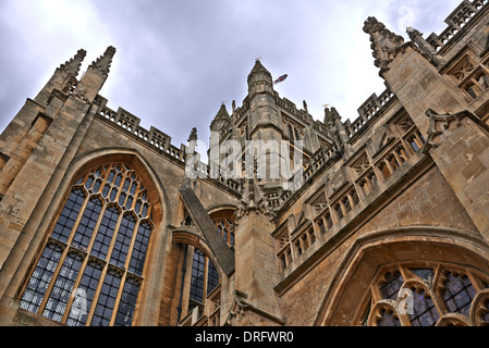 Bath Abby The Abbey Church of Saint Peter and Saint Paul, Bath, commonly known as Bath Abbey Stock Photo