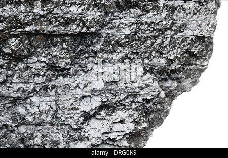 Piece of bituminous coal with sharp edge Stock Photo