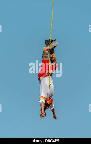 Papantla Flying Men Stock Photo