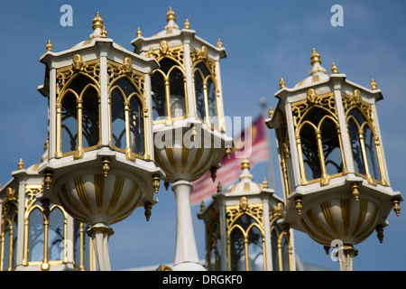 Lamps at The National Palace Kuala Lumpur Stock Photo