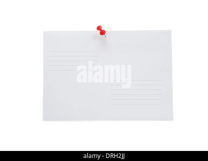 paper envelope isolated on white background Stock Photo