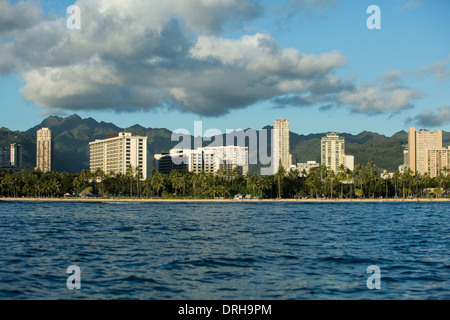 Hale Koa Hotel, Waikiki Beach, Honolulu, Oahu, Hawaii, USA Stock Photo ...