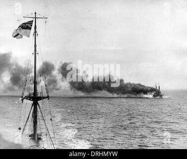 HMS Inflexible, British battlecruiser, WW1 Stock Photo: 66157832 - Alamy