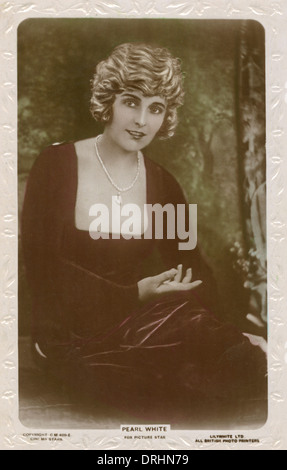 Pearl Fay White - American film actress and stunt star Stock Photo