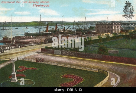 Steamboat Pier, Fleetwood, Wyre district, Lancashire Stock Photo