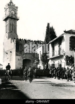 General Allenby's official entry into Jerusalem, WW1 Stock Photo