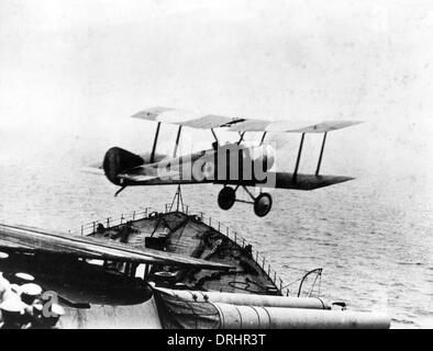 Sopwith Pup Taking Off From Hms Furious, Ww1 Stock Photo - Alamy