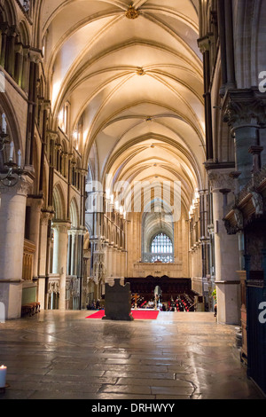 The Chair of St Augustine, Canterbury Cathedral, Kent Stock Photo