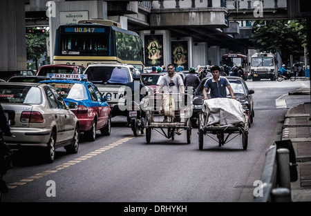 Traffic, Bangkok. Stock Photo