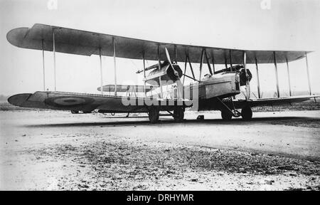 Vickers Vimy British heavy bomber aircraft plane, biplane of First ...