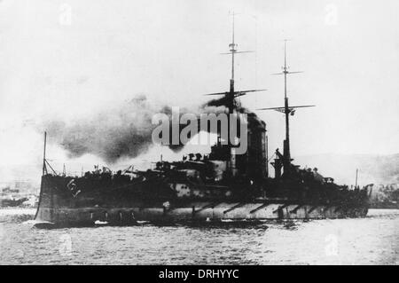 Sinking of SMS Szent Istvan, Austrian battleship, WW1 Stock Photo - Alamy