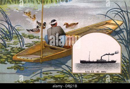 The N.Y.K. S.S. Aki Maru Stock Photo - Alamy