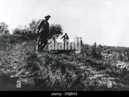 American troops, Battle of Belleau Wood, France, WW1 Stock Photo