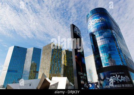 The Crystals Aria complex in Las Vegas. Stock Photo
