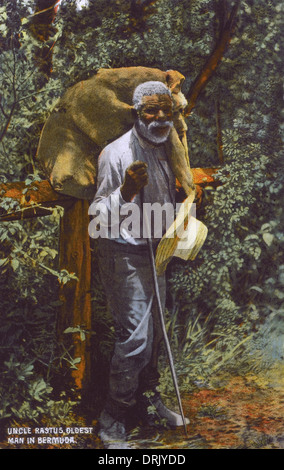 Uncle Rastus - the Oldest Man in Bermuda Stock Photo - Alamy