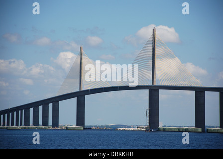 Bob Graham Sunshine Skyway Bridge Tampa Bay Florida USA Stock Photo
