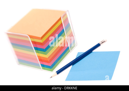 Square Paper Notes Stock Photo