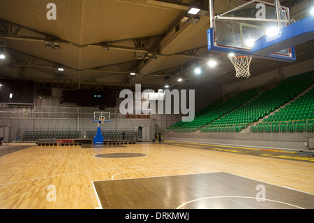 slovenia tivoli hall basketball court ljubljana seats alamy boards old