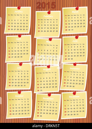 post it note with months on white background - calendar icon Stock ...