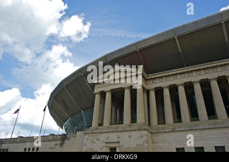 Soldiers Field Stadium Building Chicago, Illinois, USA. Architecture Photo Collection. Stock Photo