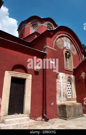 The Church complex of the Patriarchate of Peć, Kosovo Stock Photo