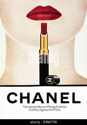 1980s fashion magazine advertisement advertising lipstick by