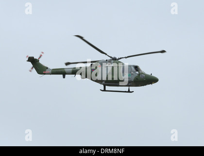 Westland Lynx AH7 helicopter displaying at RIAT 2013 airshow Stock Photo