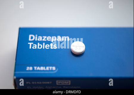 Diazepam Tranquliser Tablets Tranquilizer medicine Stock Photo - Alamy