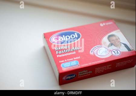 Calpol Fastmets Childrens Paracetamol pain killer Stock Photo