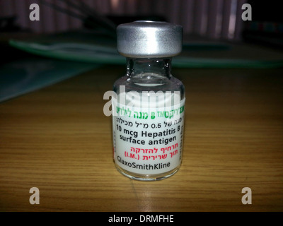 Engerix-B Hepatitis Vaccine Stock Photo
