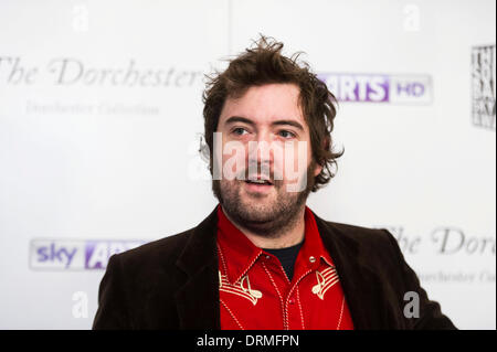 Nick Helm at the South Bank Sky Arts awards at Dorchester Hotel on January 27, 2014 in London, England. Stock Photo