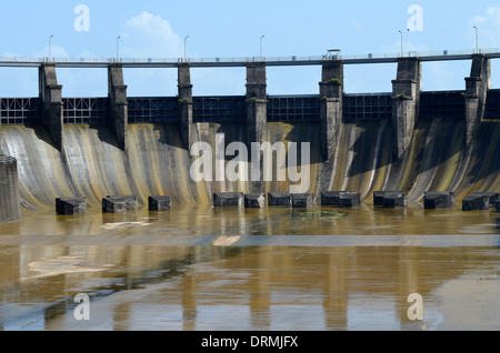 Gatun dam Colon Panama Stock Photo