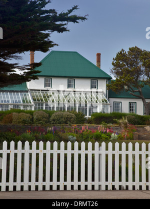 Government House, Stanley, the Falkland Islands Stock Photo